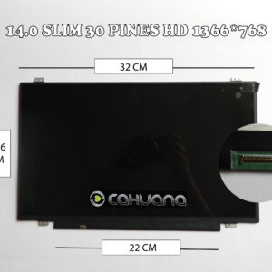 PANTALLA 14.0 SLIM 30 PINES HD 1366*768 NT140WHM-N41