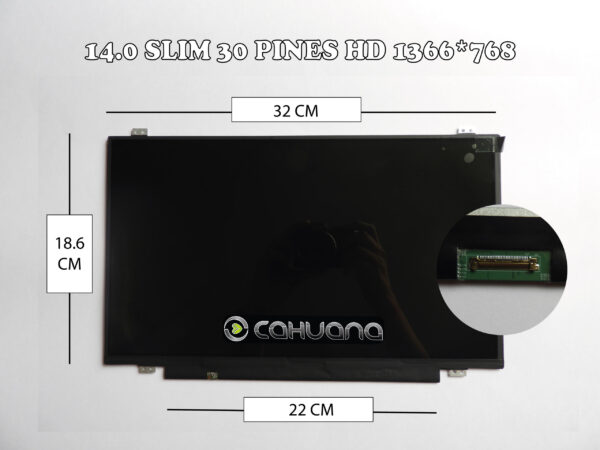 PANTALLA 14.0 SLIM 30 PINES HD 1366*768 NT140WHM-N41