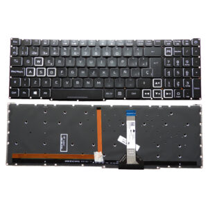 TECLADO PARA LAPTOP ACER AN515-56 ESPA?OL ILUMINADO RGB