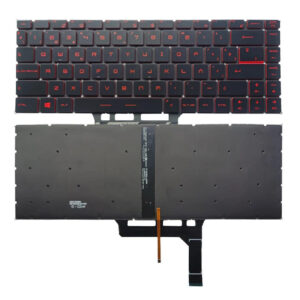 TECLADO PARA MSI MS-16R1 GF63 MS-16R1 MS-16R4 ROJO ESPA?OL ILUMINADO