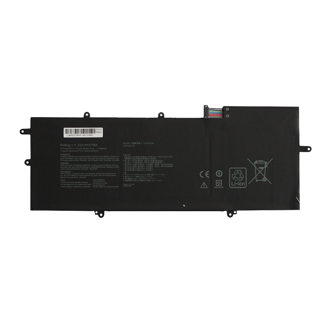 BATERIA PARA ASUS C31N1538 57Wh 11.55V 3 CELDAS UX360U UX360UAK INT