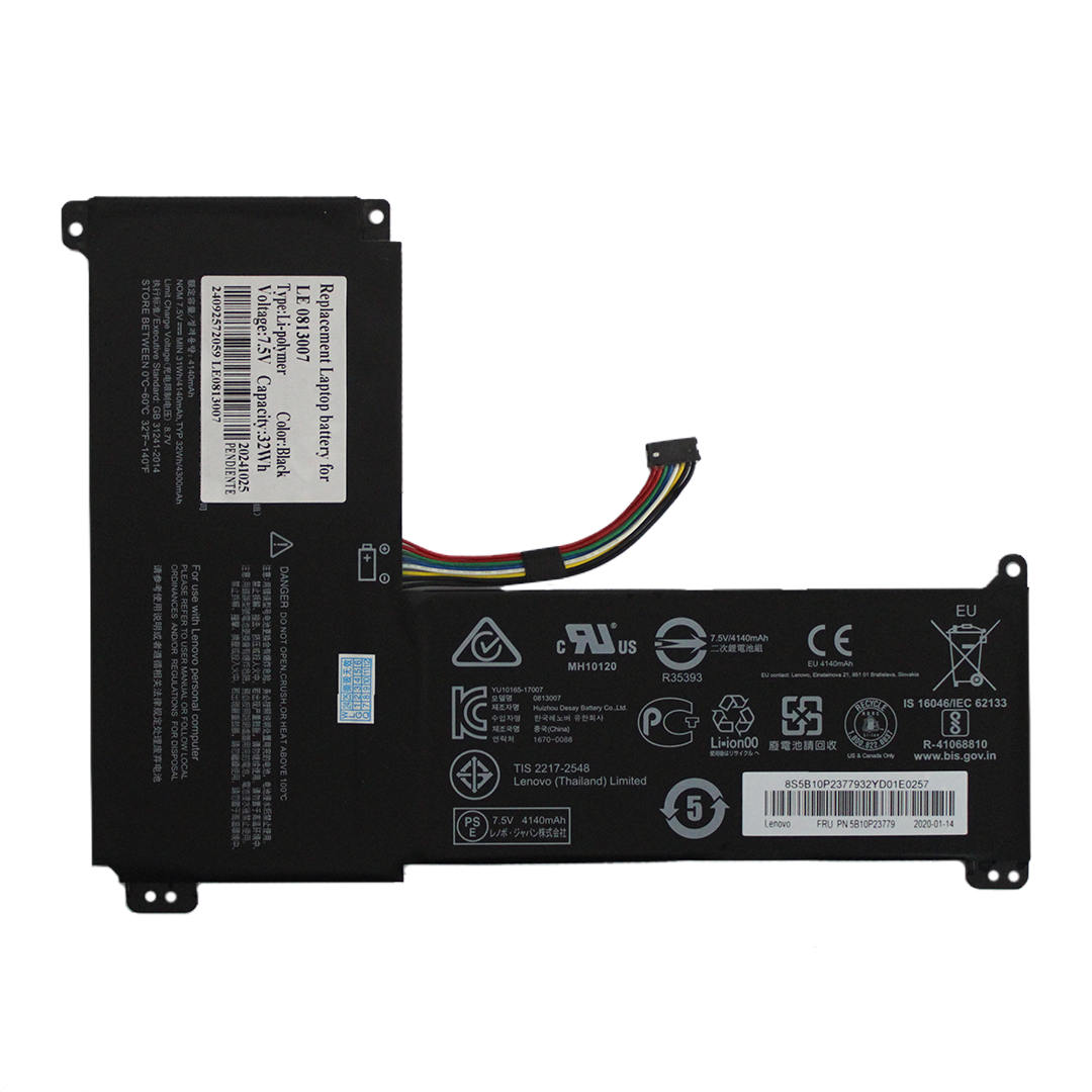 BATERIA PARA LENOVO 0813007 32Wh 7.5V 4 CELDAS 120S-14 120S-14IAP INT