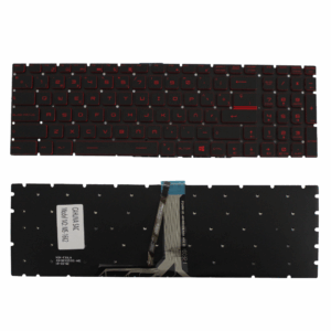 TECLADO PARA MSI MS-16K2 ESP E-R C/N C/I INT RGB ROJO