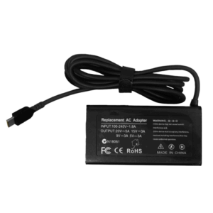 CARGADOR PARA LENOVO 20V 5A / 15V 3A / 9V 3A / 5V 3A 100W TIPO C
