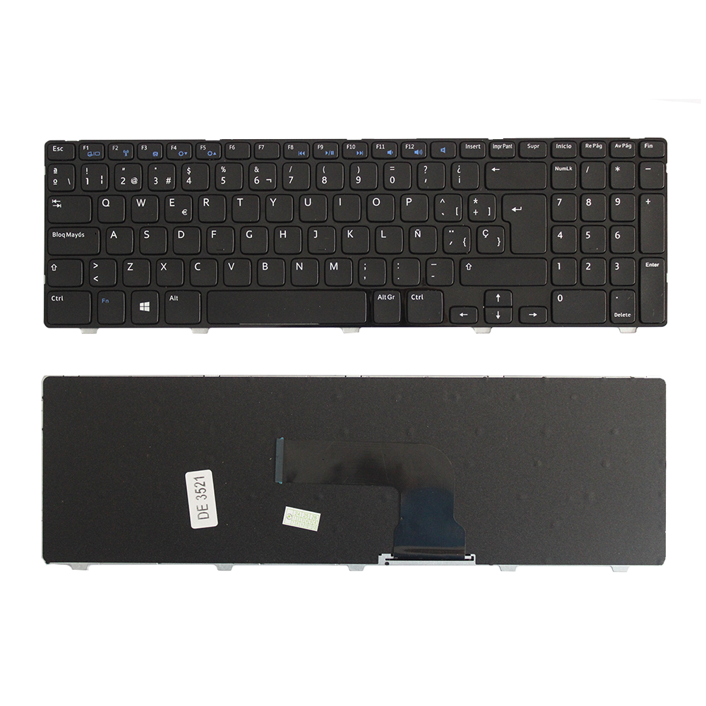 TECLADO PARA DELL 3521 3531 3537 5521 5537 25 15R 5521 5537 ESP E-B C/N EXT