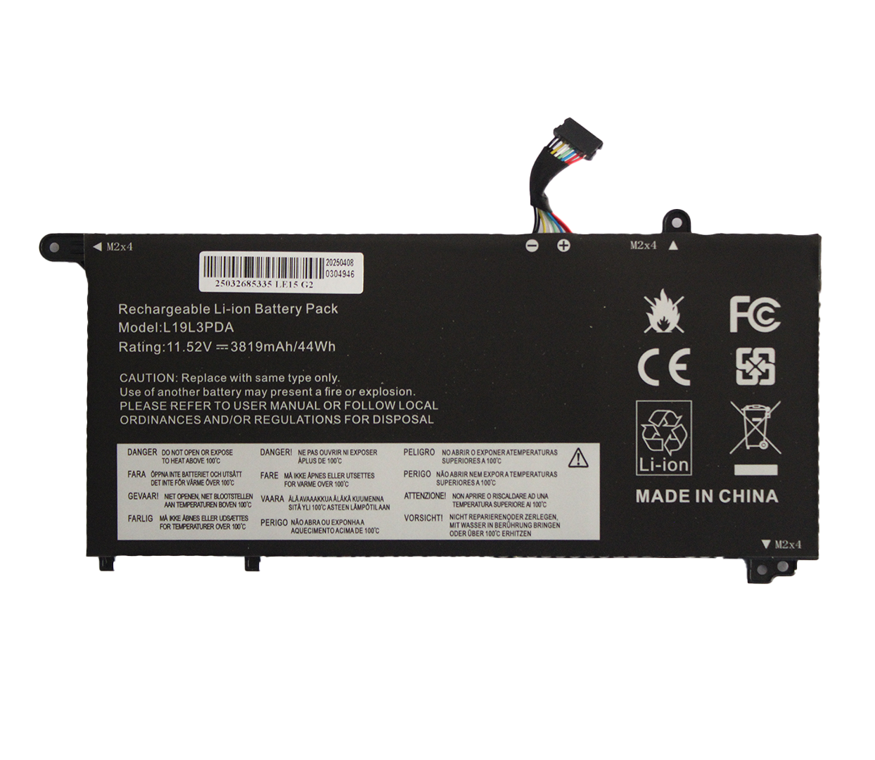 BATERIA PARA LENOVO L19L3PDA 45Wh 11.52V 3 CELDAS 14 G4 14 G2 15 G3 15 G2 INT