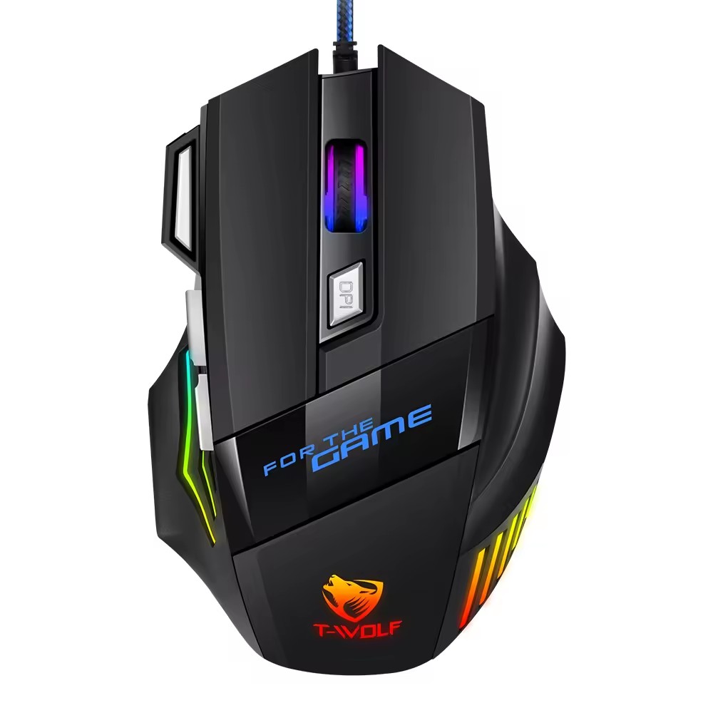 MOUSE GAMER T-WOLF M1 BLACK