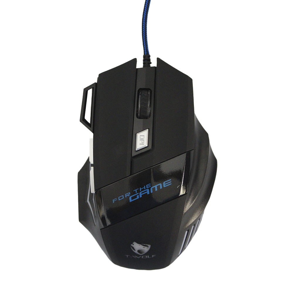 MOUSE GAMER T-WOLF M1 BLACK - Imagen 2