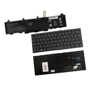 PACK ESENCIAL 4 PARA TU LAPTOP:<br>BATERIA PARA HP CC03XL TYPE A 53Wh 11.55V 3 CELDAS + TECLADO HP 830 G8 CBE S/N