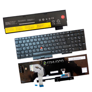 PACK ESENCIAL 2 PARA TU LAPTOP:<br>BATERIA PARA LENOVO 01AV425 56Wh 10.8V 6 CELDAS + TECLADO PARA LAPTOP LENOVO T580 P52S T570 P51S