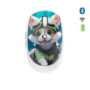 Mouse inalámbrico G-231-6D bluetooth 5.0 y 2.4G recargable