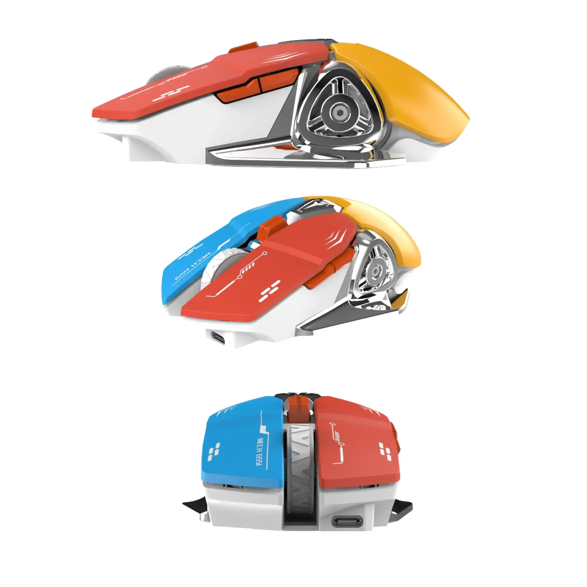 Mouse inalámbrico Gaming G-551-C recargable 2.4G con luces RGB - Imagen 2