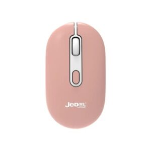 Mouse inalambrico WD133 4D Bluetooth + 2.4 GHz recargable (Rosado)