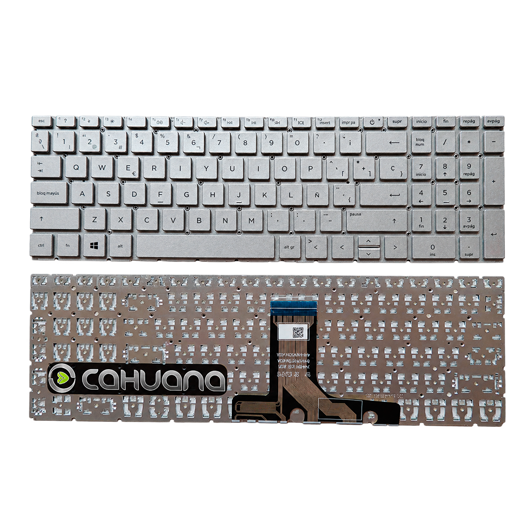 TECLADO PARA HP 15-EG 15-EG0003CA 15-EG0010NR ESP E-R C-N INT PLATEADO