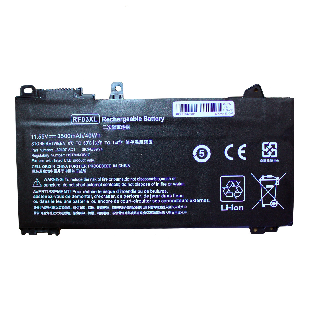 BATERIA PARA HP 455-G7 450-G7 RF03XL 11.4V 45WH 3 CELDAS INT