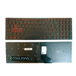 TECLADO PARA ACER AN515-51 AN515-52 ESP CBE E-B C/N C/I INT ROJO